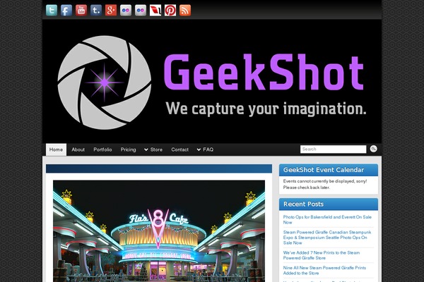 Graphene theme site design template sample