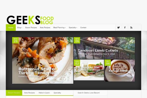 Nexus theme site design template sample
