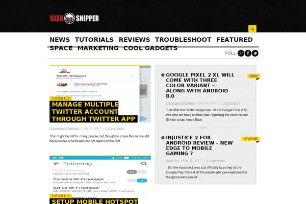 NewsSetter theme site design template sample