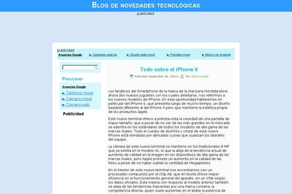 AdsenseOnTheTop theme websites examples