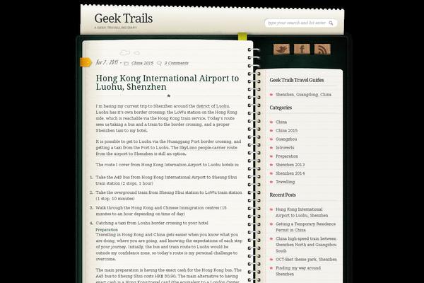 Diary theme site design template sample