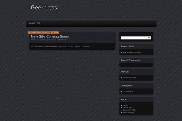 Parament theme site design template sample