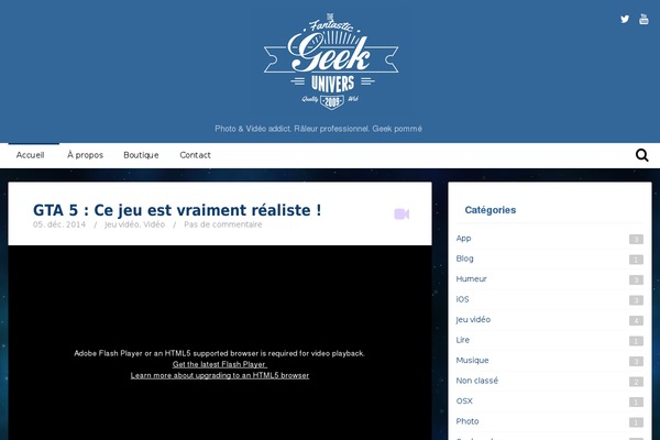 Gillion-child theme site design template sample