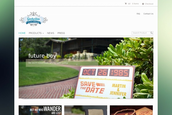 geekvites.com site used Emola-shop