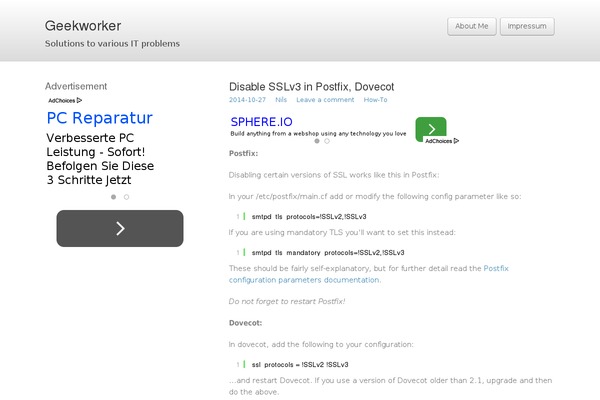 geekworker.com site used Business Pro 4