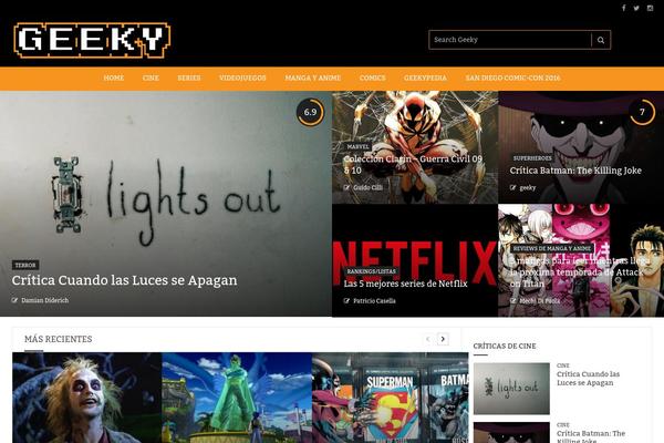 geeky.com.ar site used MaxBlog