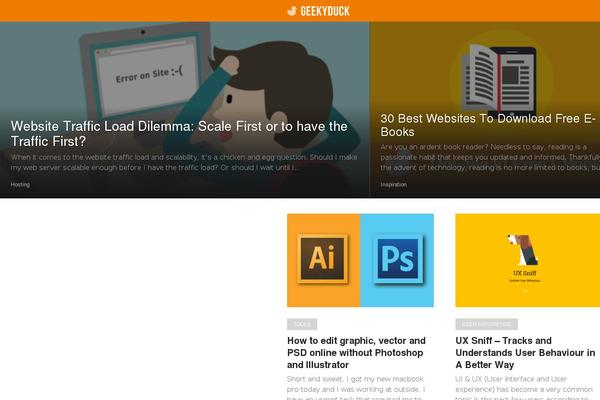 geekyduck.com site used Geekyduck