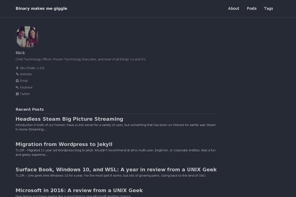 geekyschmidt.com site used Zues