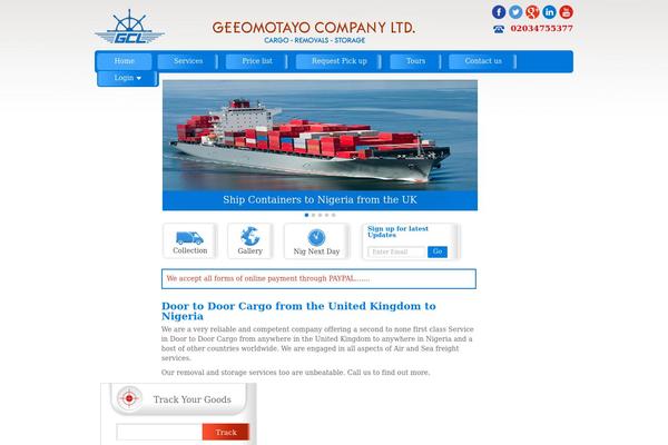 geeomotayo.com site used Courier