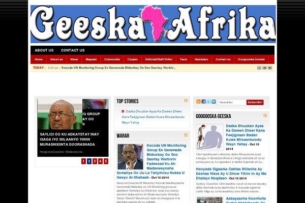 Bignews theme site design template sample