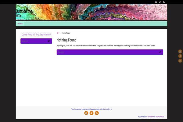 Tempera theme site design template sample