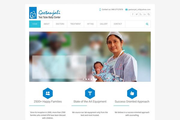 geetanjaliivf.com site used MediCenter