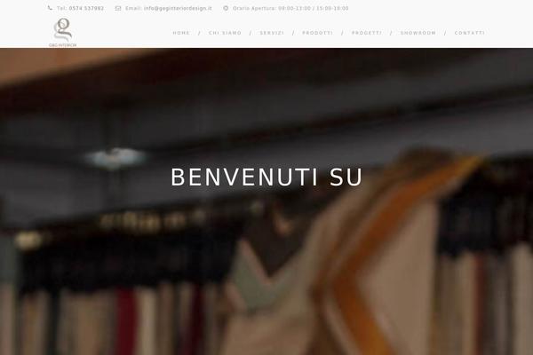 Archi theme site design template sample