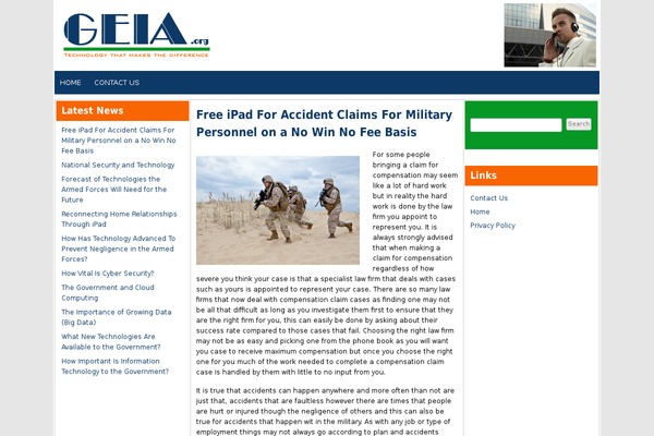 geia theme websites examples