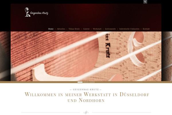 Amadeus theme site design template sample