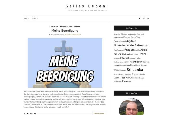 Olsen Light theme site design template sample