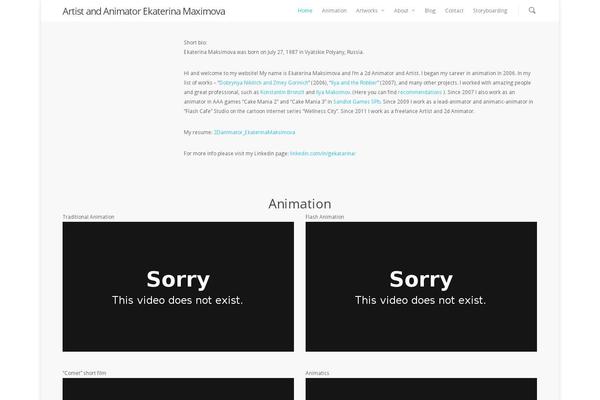 Salient theme site design template sample