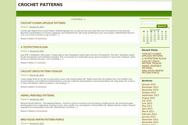 Light Green theme site design template sample