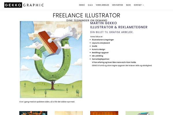 gekkographic.dk site used Divi-photography