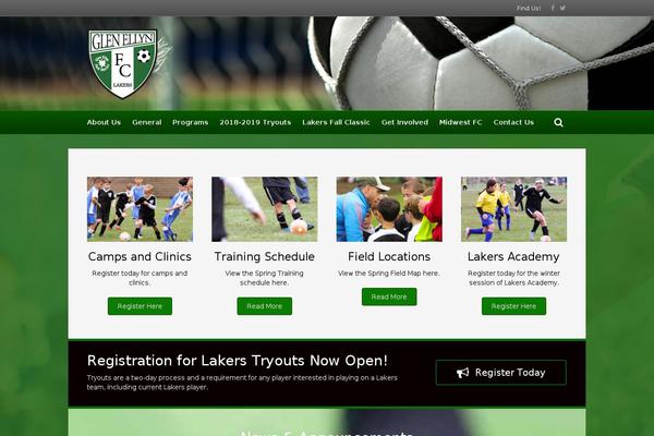 Teamsnap theme site design template sample