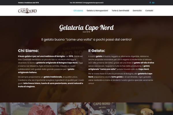 Ultima theme site design template sample