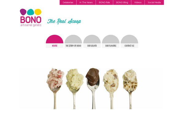 Bono theme site design template sample