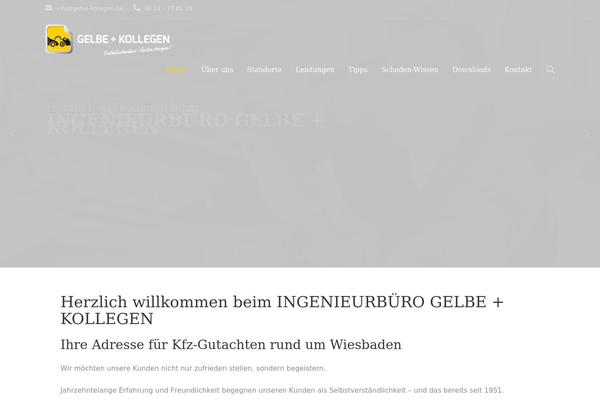 Waxom theme site design template sample