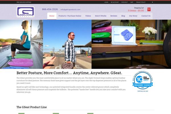 OXY theme site design template sample