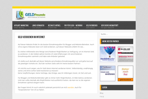 geld-freunde.de site used Geld