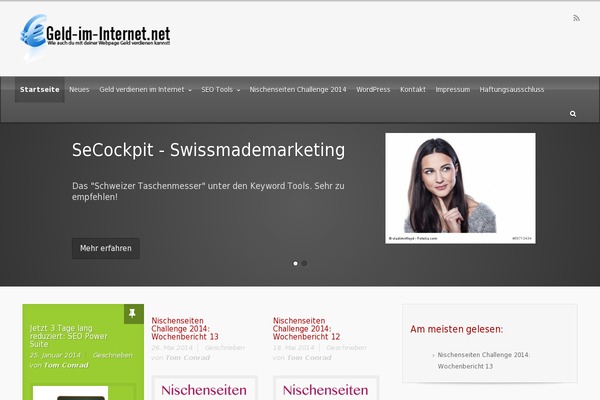 evolve theme site design template sample
