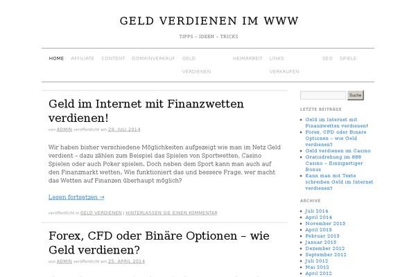 Brunelleschi theme site design template sample