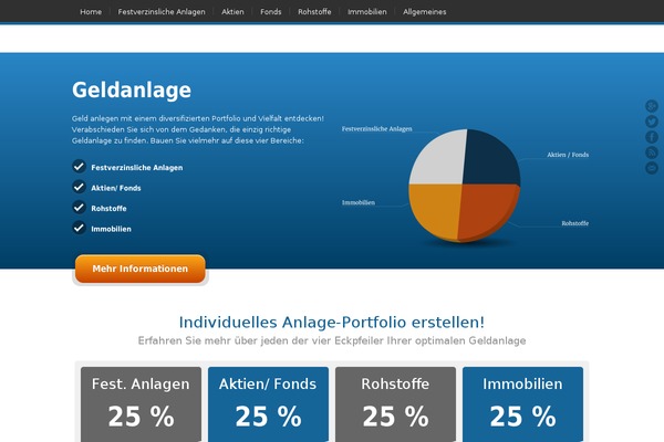 JustLanded theme site design template sample