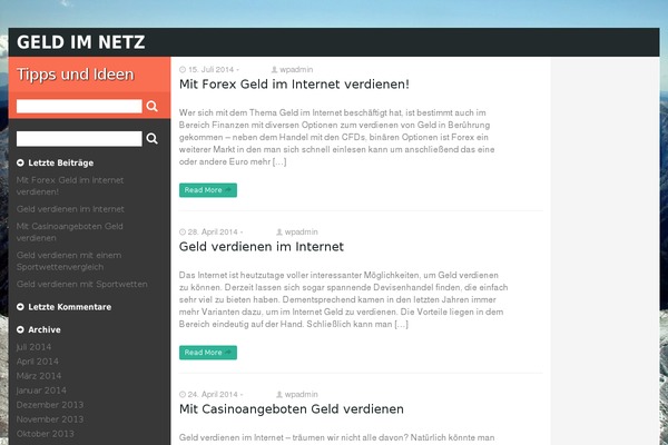 Alpha Forte theme site design template sample