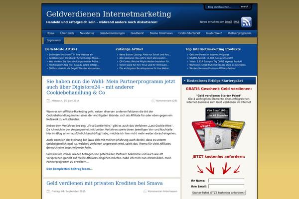 Site using Statify plugin