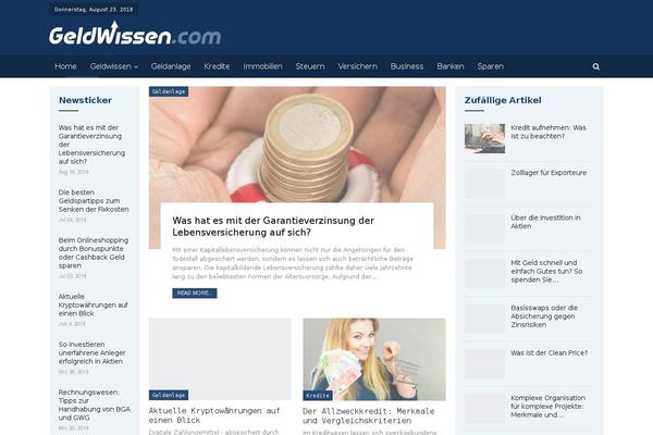 MH Magazine theme site design template sample