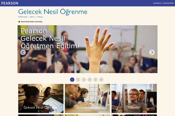 geleceknesilogrenme.com site used Pearson