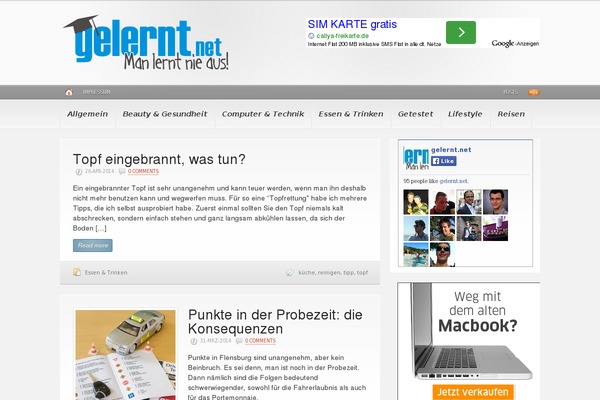 Headlines theme site design template sample