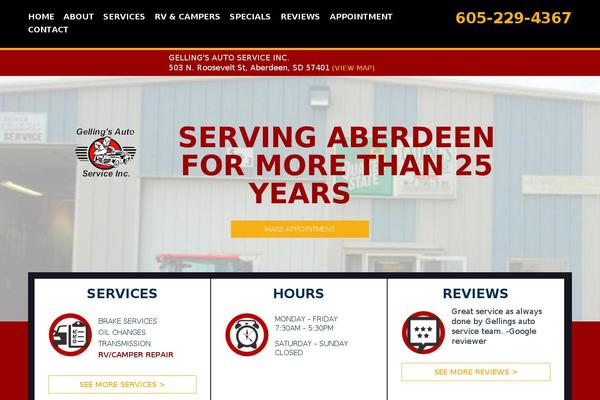 gellingsautoservice.com site used Blankslate Child
