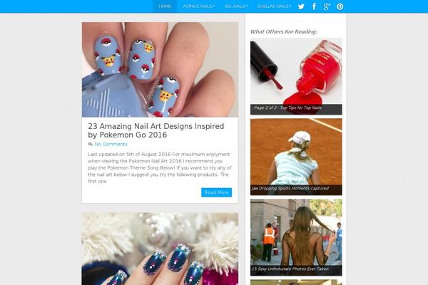 Pinstagram theme site design template sample