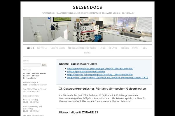 Brunelleschi theme site design template sample