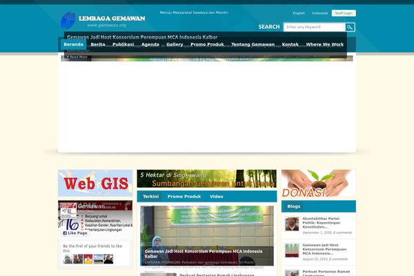 Wisdom theme site design template sample