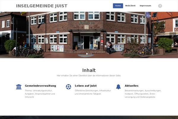 Site using Custom Sidebars plugin