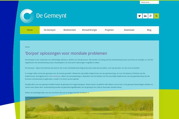 gemeynt.nl site used Yoo_unity_wp
