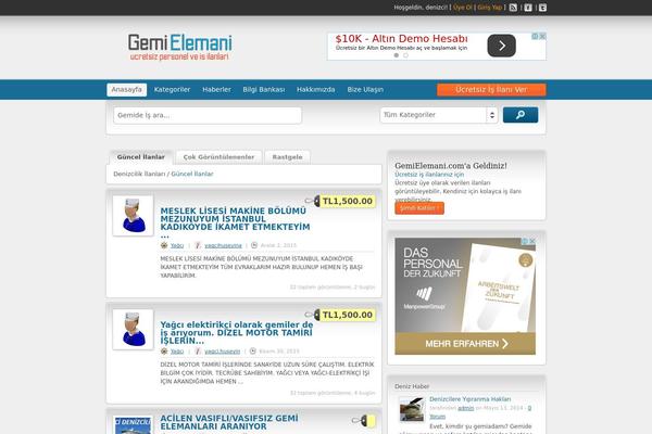 ClassiPress theme site design template sample