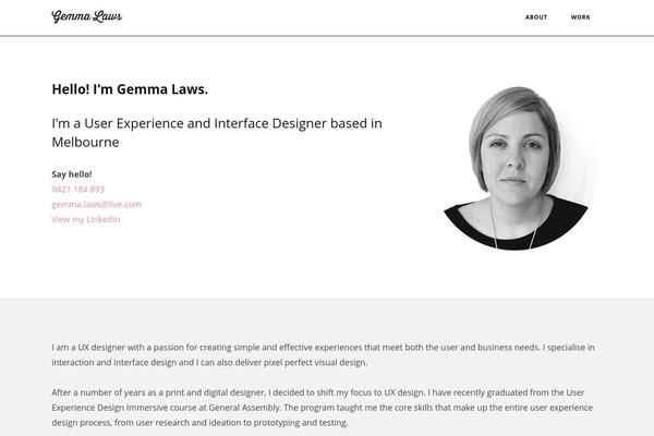Semplice theme site design template sample