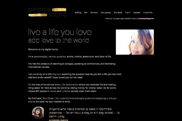 Gs theme site design template sample