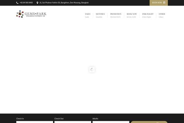 Site using Sohohotel-booking plugin