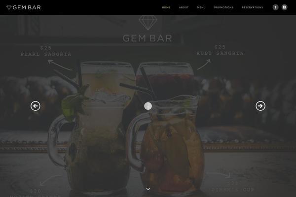 Oshine theme site design template sample