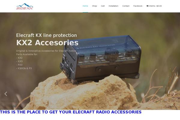 Waxom theme site design template sample