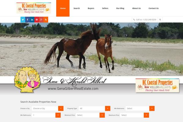Homeland theme site design template sample